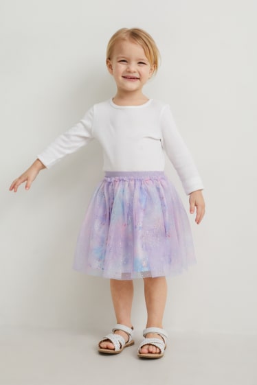 Bambine - Frozen - gonna di tulle - viola chiaro