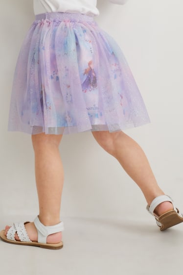 Bambine - Frozen - gonna di tulle - viola chiaro