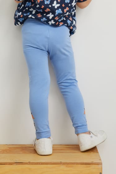 Kinderen - Set van 3 - legging - blauw