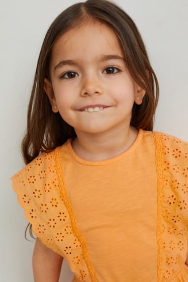 Kinderen: meisjes - Jurk - oranje