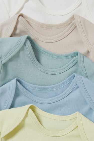Bebeluși - băieți - Multipack 5 buc. - body bebeluși - multicolor