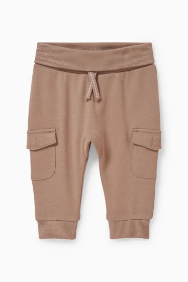 Baby Jungen - Baby-Outfit - 2 teilig - cremeweiss