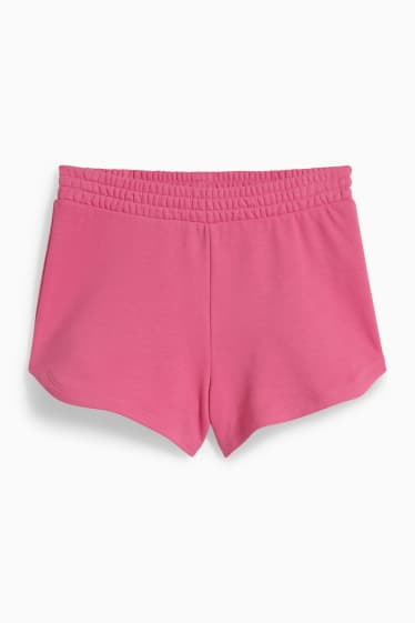 Bambine - Shorts di felpa - fucsia