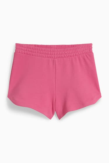 Bambini - Shorts di felpa - fucsia