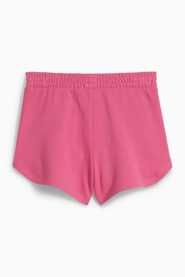 Bambine - Shorts di felpa - fucsia