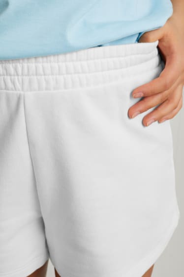 Bambine - Shorts di felpa - bianco