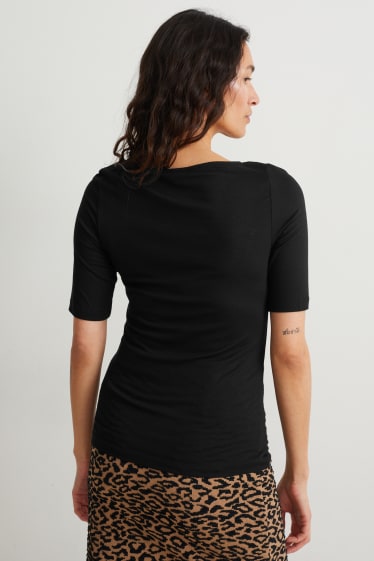 Femmes - T-shirt - noir