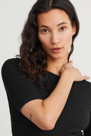 Femmes - T-shirt - noir