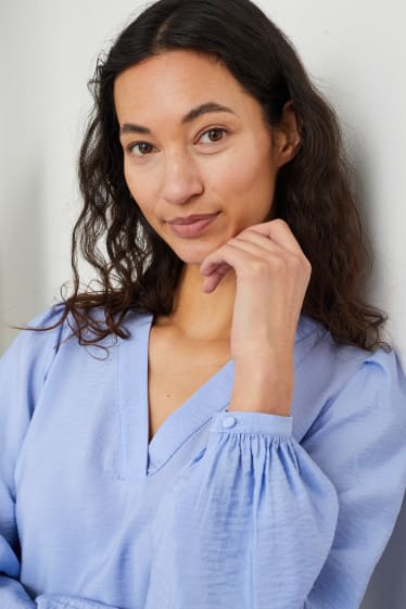 Damen - A-Linien Kleid - blau