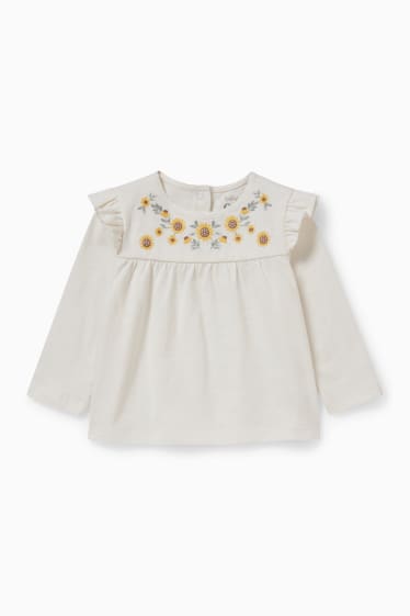 Bébés filles - Ensemble bébé - 3 pièces - blanc crème