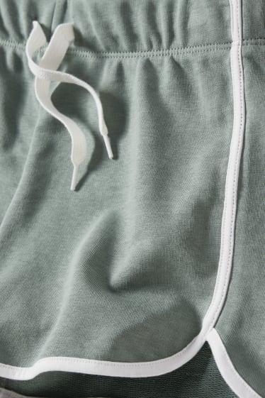 Nena - Pantalons curts de xandall - verd