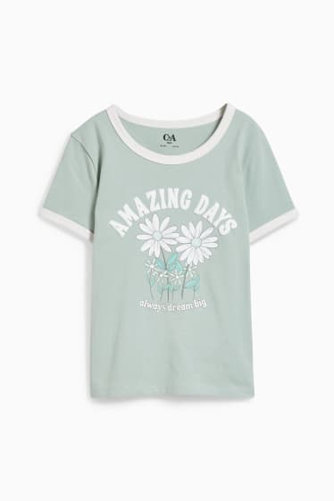 Enfants filles - T-shirt - vert clair