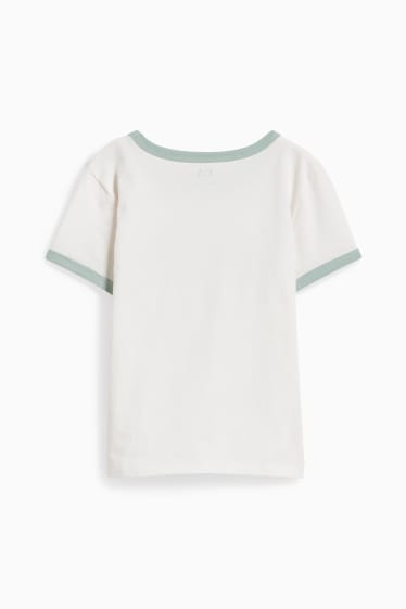 Niños - Camiseta de manga corta - blanco roto