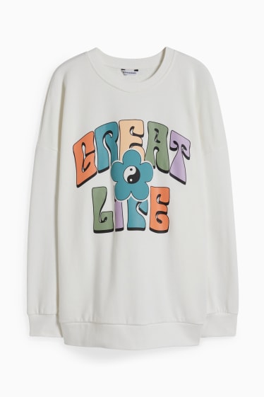 Damen - CLOCKHOUSE - Sweatshirt - cremeweiß