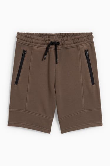 Children Boys - Sweat shorts - beige