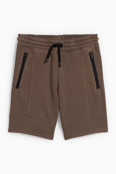 Enfants - Shorts en molleton - beige