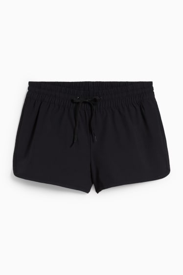 Damen - Badeshorts - schwarz