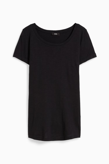 Donna - T-shirt basic - nero