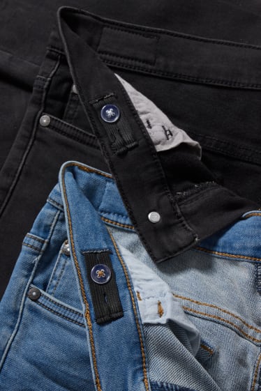 Enfants garçons - Coupe ample - lot de 2 - slim jean - jog denim - jean bleu