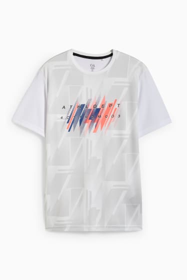 Uomo - T-shirt sportiva - bianco