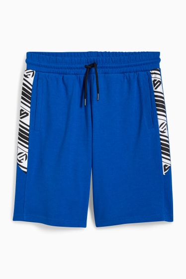 Heren - Sweatshorts - blauw