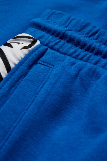 Heren - Sweatshorts - blauw