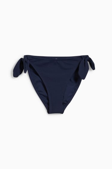 Women - Bikini bottoms - mid-rise waist - LYCRA® XTRA LIFE™ - dark blue