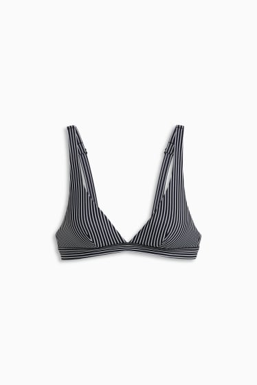 Damen - Bikini-Top - wattiert - bügellos - LYCRA® XTRA LIFE™ - schwarz / weiß