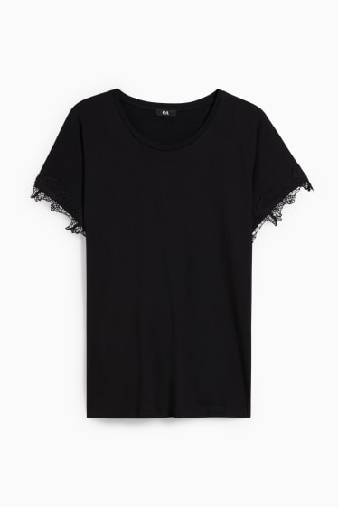 Mujer - Camiseta - negro