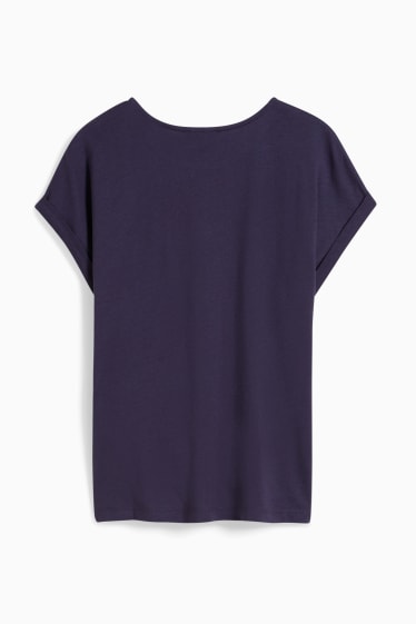 Damen - T-Shirt - dunkelblau