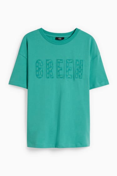 Dames - T-shirt - groen