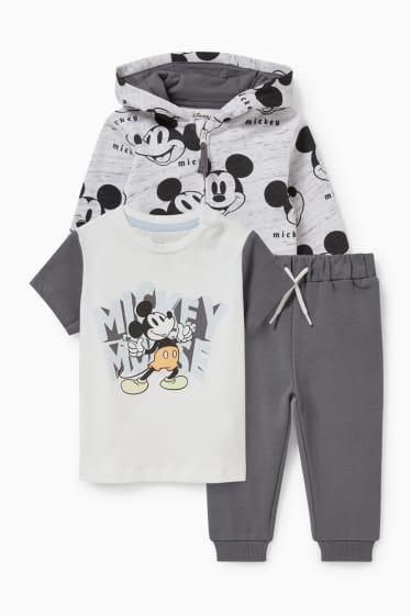 Babys - Micky Maus - Baby-Outfit - 3 teilig - weiß