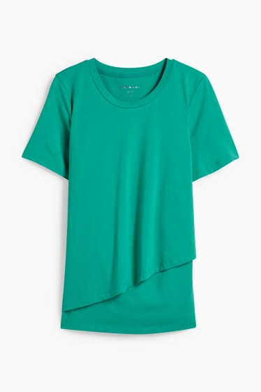 Dames - Voedings-T-shirt - groen
