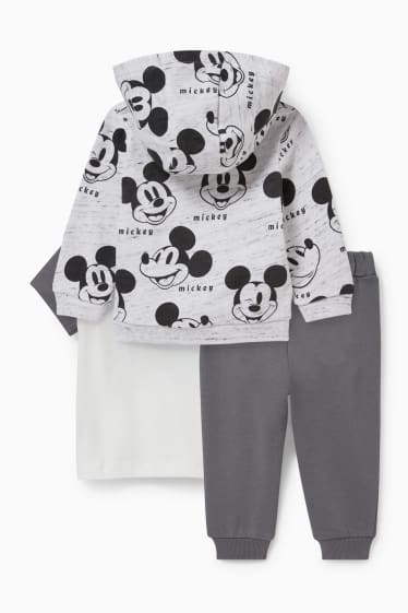 Babys - Mickey Mouse - babyoutfit - 3-delig - wit