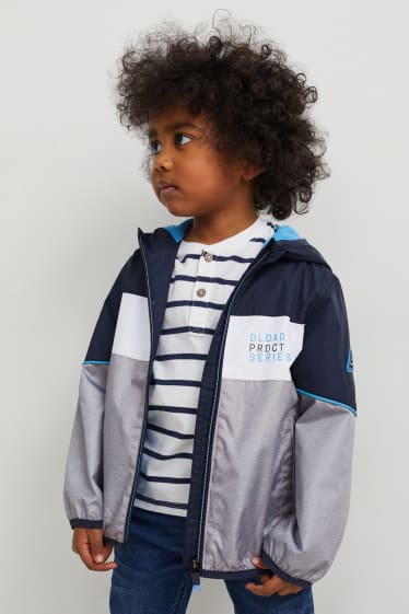 Niños - Chaqueta con capucha - gris