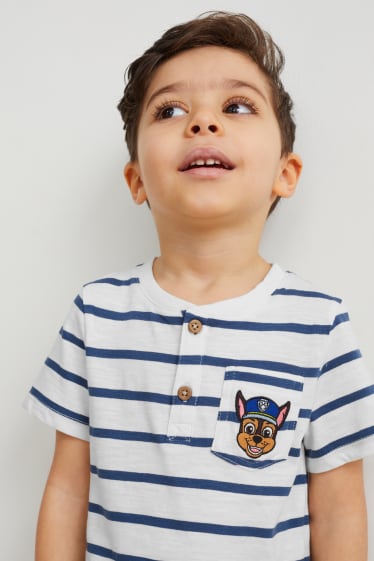 Copii - Băieți - Patrula cățelușilor - set - tricou cu mânecă scurtă și pantaloni scurți - 2 piese - albastru închis