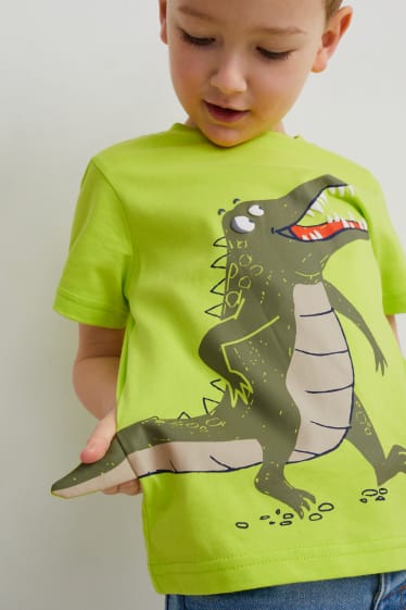 Kinderen - Set van 2 - T-shirt - lichtgroen