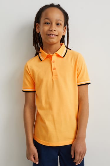 Copii - Tricou polo - portocaliu