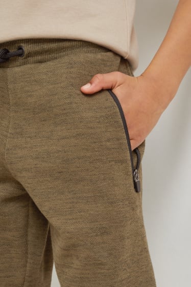 Kinder Jungen - Multipack 2er - Sweatshorts - schwarz