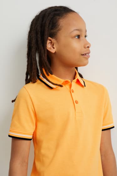 Kinderen: jongens - Poloshirt - oranje