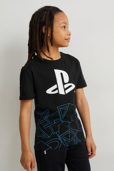 Bambini - PlayStation - maglia a maniche corte - nero