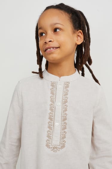 Enfants - Chemise - beige clair