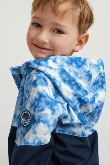 Niños - Chaqueta con capucha - azul oscuro