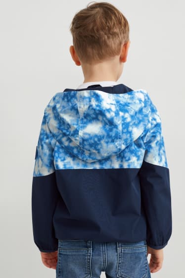 Niños - Chaqueta con capucha - azul oscuro