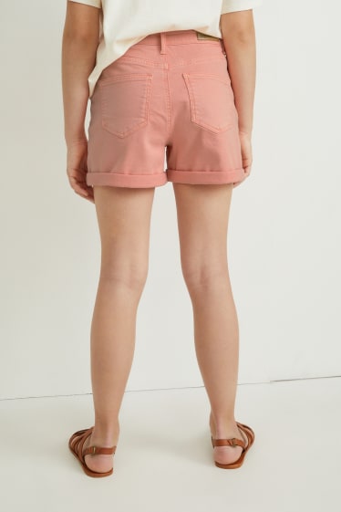 Enfants filles - Short - corail