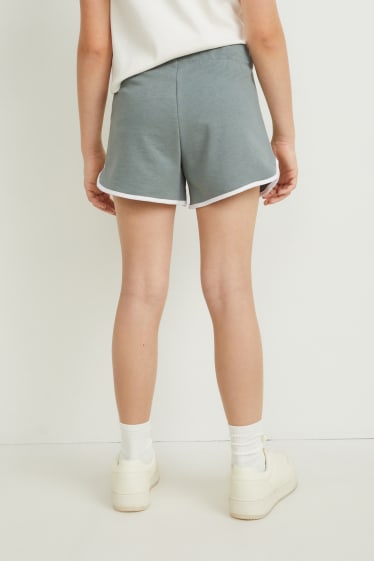 Nena - Pantalons curts de xandall - verd