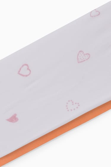 Bambine - Confezione da 2 - collant fini - 40 DEN - bianco