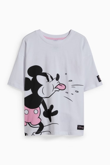 Children - Mickey Mouse - short sleeve T-shirt - white