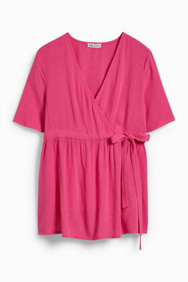 Donna - Blusa per allattamento - fucsia