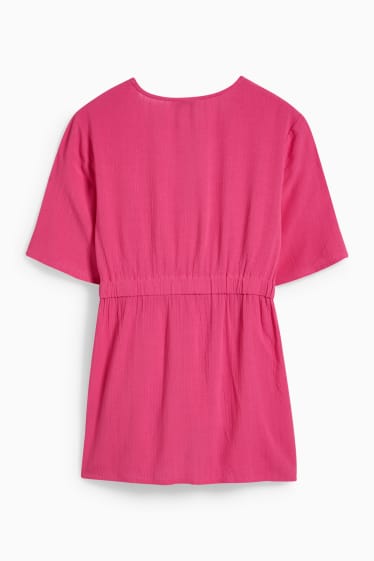 Donna - Blusa per allattamento - fucsia